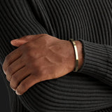 Gold Cuff Mens Bracelet