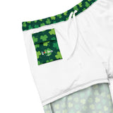 Shamrock Pattern Mens Swim Trunks