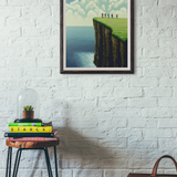 Products Pixel Art Cliffs of Moher Poster Print