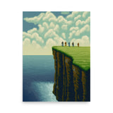 Products Pixel Art Cliffs of Moher Poster Print