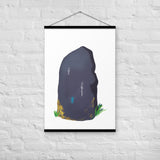 Ogham Stone Art Print Tapestry